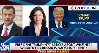 Trump to Judge Jeanine: NYTimes article about Russia hoax is 'most insulting thing' ever