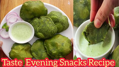 special evenings Green snacks recipe | palak snacks recipe | restaurant style green snacks recipe