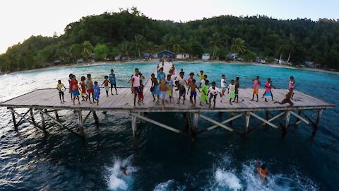 Saporkren Village | Indonesia | from Eagle Eye | Drone View