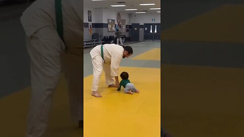 man vs baby judo battle #judo