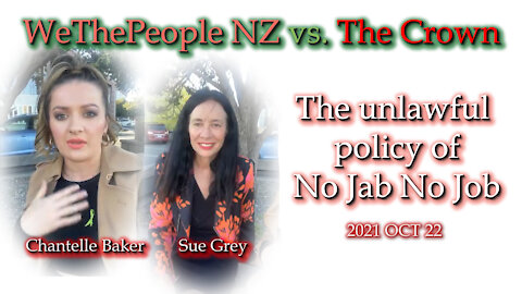 2021 OCT 22 Chantelle Baker debrief on High Court Case from Sue Grey, and reaction to Jacinda today