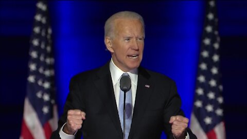 President-elect Joe Biden delivers first speech since presidential election called
