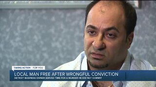 Metro Detroit business owner exonerated after 7 years in prison for crime he didn't commit