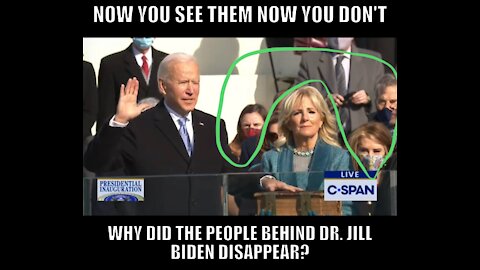 Disappearing People at Biden Inauguration