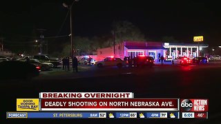 One person dead in double shooting at Tampa liquor store