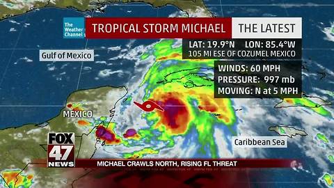 Florida declares state of emergency in 26 counties as Tropical Storm Michael approaches