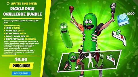 FREE BUNDLE for YOU NOW! (Pickle Rick)