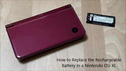 How to Replace the Rechargeable Battery in a Nintendo DSi XL