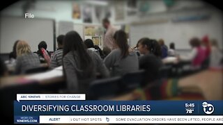 Teachers adding diversity to classroom libraries