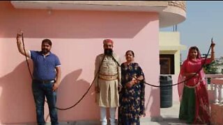 Meet the man with the longest mustache in the world