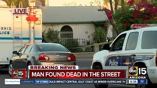 Police: Man found shot dead on west Phoenix street