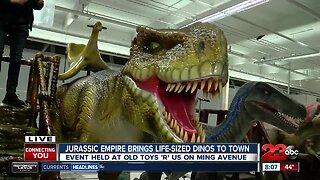 Jurassic Empire brings life-sized animatronic dinosaurs to Bakersfield