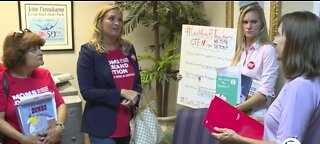 'Mom's Demand Action' protesting guns in schools