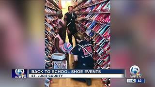 St. Lucie County children receive shoes for back to school