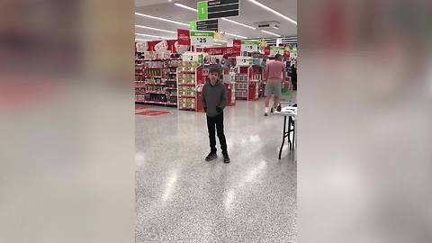 Autistic Boy Makes Shopping Pleasant In A Supermarket When He Starts Singing
