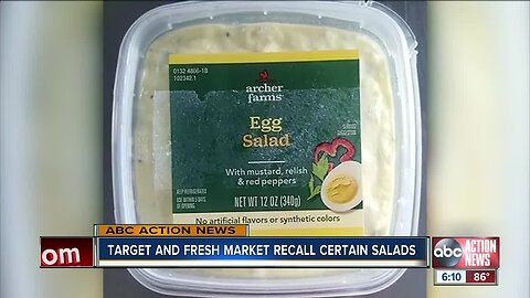 Sandwiches and salads sold at Target, Fresh Market recalled over listeria concerns