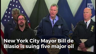 NYC Mayor Sues Over Global Warming in Bitter-Cold Winter