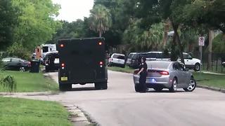 SWAT Team responding to scene of shooting in South Tampa