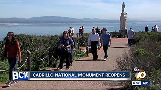 Cabrillo National Monument Reopens