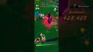 Dragon Ball Legends - Giant Swing Gameplay (Kaioken Goku Special Skill DBL43-04S)