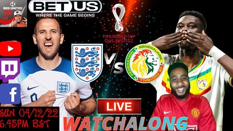ENGLAND vs SENEGAL LIVE Stream Watchalong - WORLD CUP 2022