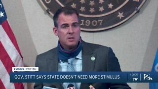 Gov. Stitt: State doesn't need more stimulus