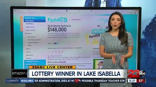 Lottery winner in Lake Isabella