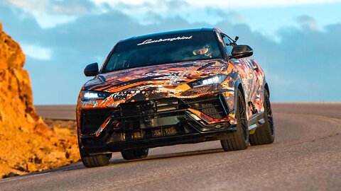 Lamborghini Urus Performante (2023) SUV Hillclimb Record at Pikes Peak