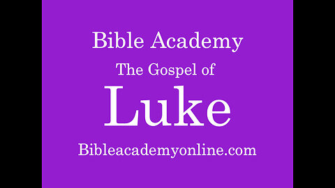 LUke 1:7-17 Lesson 2