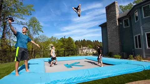 6 Flips On The World's Best Trampoline!