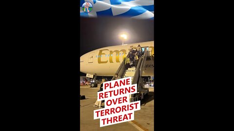 Plane returns to Greece over terrorist threat 🇬🇷