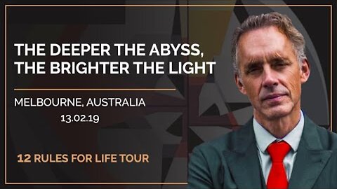 Lecture: 12 Rules for Life Tour - Melbourne, Australia.