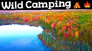 WILD CAMPING in Beautiful Northern Minnesota (during the FALL!)