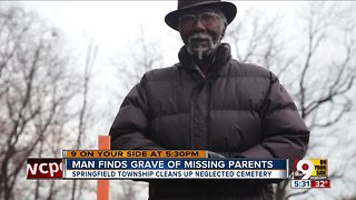 Man finds missing grave of parents