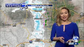 Cold front to move through Colorado this weekend, with a few showers in Denver on Saturday