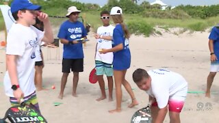 Love Serving Autism takes on beach voleyaball