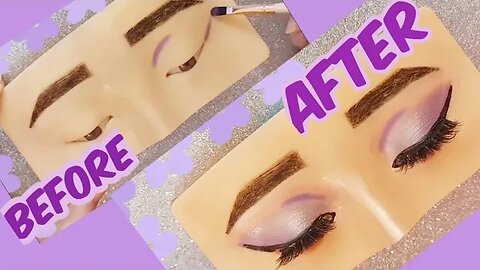 3D Glitter Eyeshadow Mixing