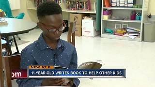 11-year-old Tampa student hoping his published book will inspire kids to follow their dreams