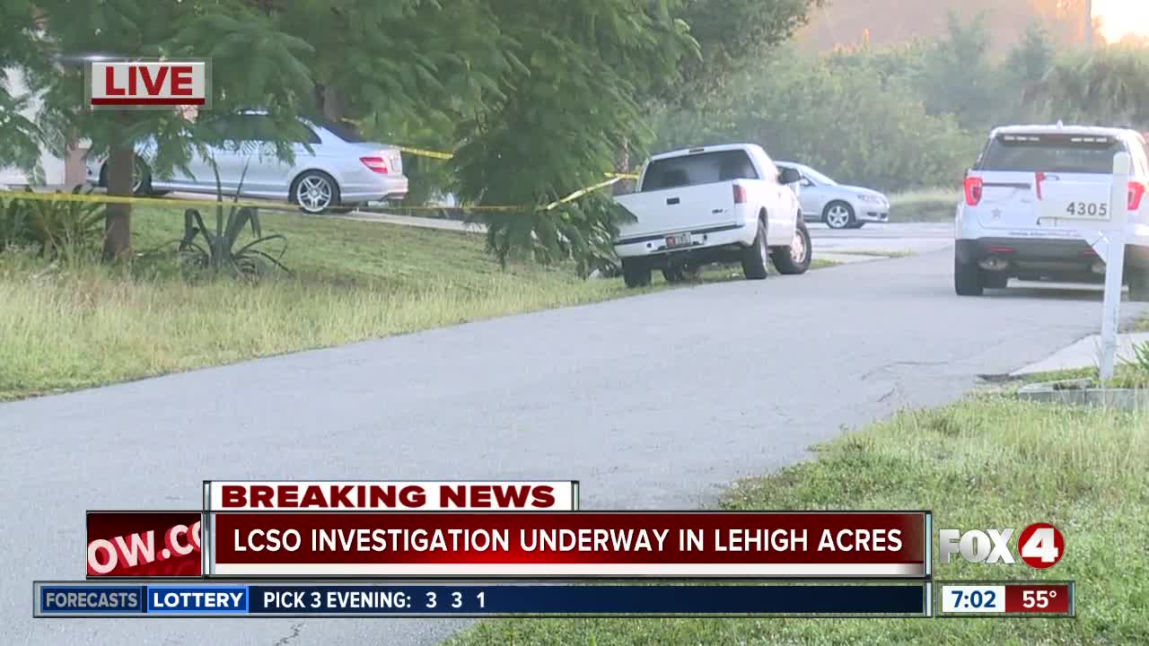 Deputies continue to investigate Lehigh Acres crime scene after neighbors report shots fired