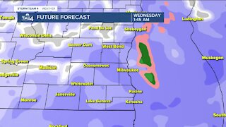 Quiet Monday to start the week, snow moves in Tuesday