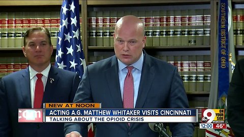 Acting AG Matthew Whitaker visits Cincinnati