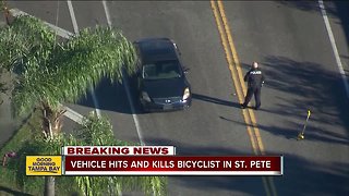 Bicyclist hit, killed in St. Petersburg