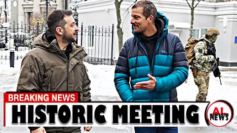 Bear Grylls meets Zelensky for programme about survival of Ukrainians