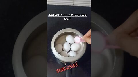 Boil Egg on Pressure Cooker Easy method #shorts #ytshorts #viral #youtubeshorts