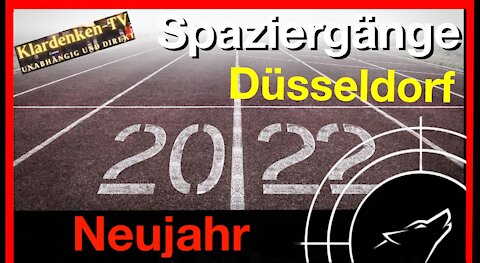 RESTREAM I MEGA-Spaziergang mit ca. 10.000 Personen Neujahr in Düsseldorf - 01.01.2022