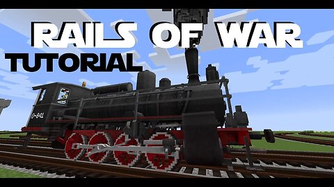 Minecraft 1.7.10 - Rails Of War Mod Tutorial - Realistic Train Mod Spotlight Showcase