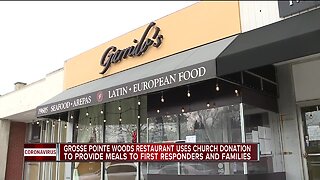 Grosse Pointe Woods restaurant uses church donation to provide meals to first responders and families