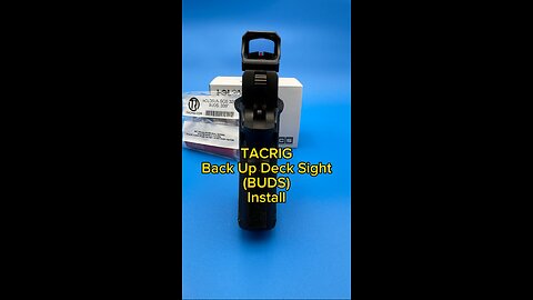 TACRIG’s Back Up Deck Sight for Holosun SCS-320