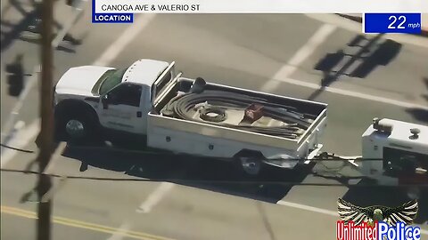 pursuing an allegedly stolen car in the San Fernando Valley#police_pursuits #news @Foxla