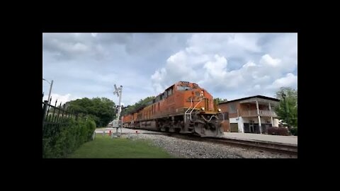 Trains: BNSF + NS Consist through Alabama